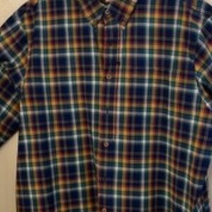 Duluth Trading Company mens 2XT button up long sleeve shirt